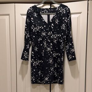 Kate Spade Midnight Star Long Sleeve Dress